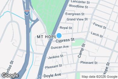 Map image of the property - 30 Cypress St