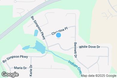 Map image of the property - 717 White Dove Dr