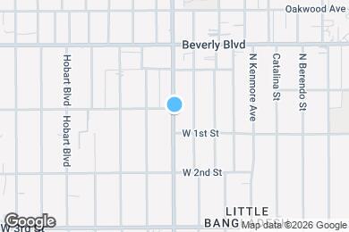 Map image of the property - 128 S Normandie-G