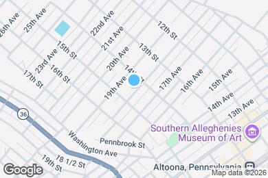 Map image of the property - 1412 18th Ave