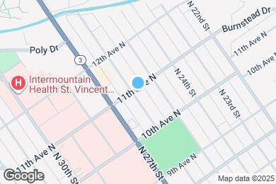 Map image of the property - 1047 N 26th St