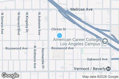 Map image of the property - 532 N Mariposa Ave
