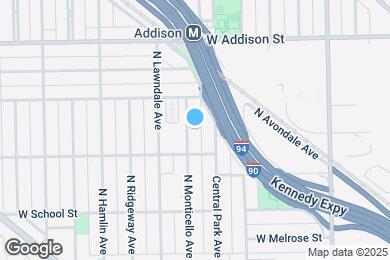 Map image of the property - 3425 N Monticello Ave