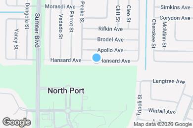 Map image of the property - 4485 Hansard Ave