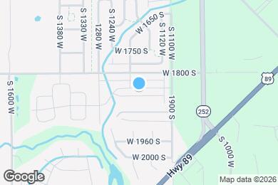 Map image of the property - 1179 W 1870 S