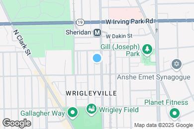 Map image of the property - 3818 N Sheffield Ave