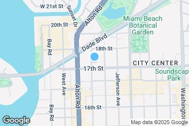 Map image of the property - 1719 Lenox Ave