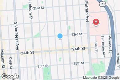 Map image of the property - 1126 Florida St