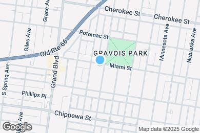 Map image of the property - 3408 Miami St
