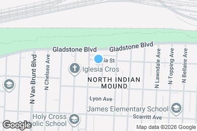 Map image of the property - 442 N Colorado Ave