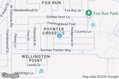 Map image of the property - 4013 Foxhound Ln