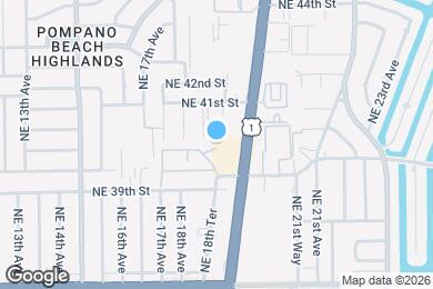 Map image of the property - 1821 NE 40th Ct