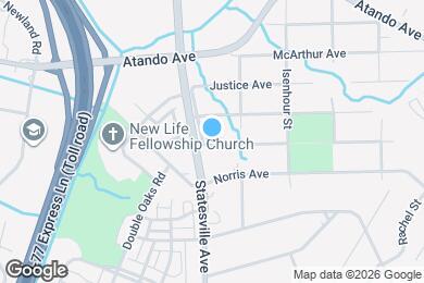 Map image of the property - 1122 Rodey Ave