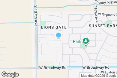 Map image of the property - 10526 W Atlantis Wy