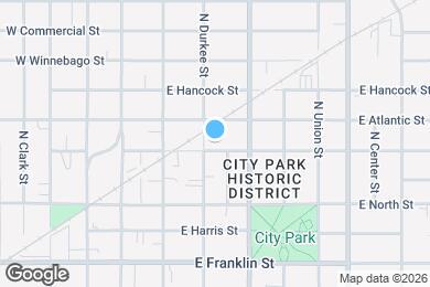 Map image of the property - 308 E Pacific St