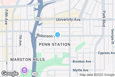Map image of the property - 1209 Robinson Ave
