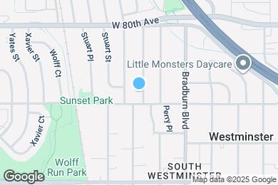 Map image of the property - 7821 N Raleigh St