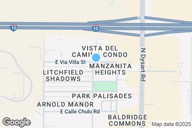 Map image of the property - 1694 N La Mora Dr