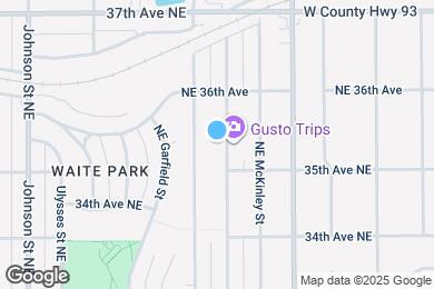 Map image of the property - 3522 Benjamin St NE