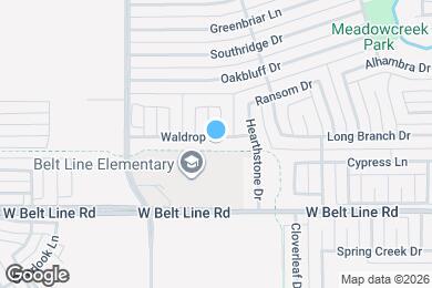 Map image of the property - 1422 Waldrop Dr
