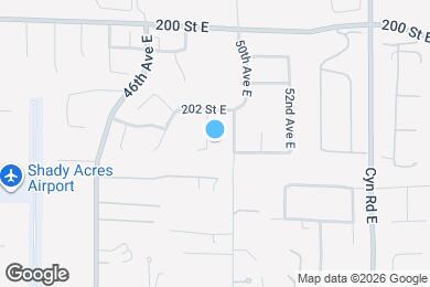 Map image of the property - 20229 49th Ave E