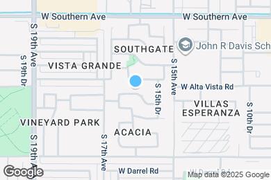 Map image of the property - 1606 W St Catherine Ave
