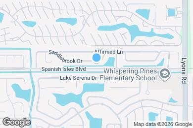 Map image of the property - 9422 Saddlebrook Dr