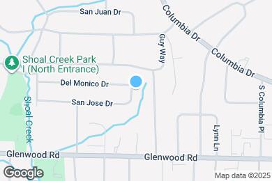 Map image of the property - 3107 Del Monico Dr