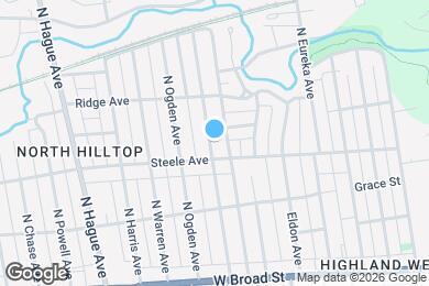 Map image of the property - 196 N Burgess Ave