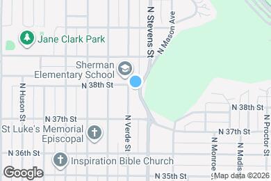 Map image of the property - 3732 N Stevens St
