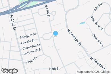 Map image of the property - 329 N 17th St