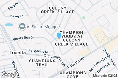 Map image of the property - 9423 Bayou Bluff Dr