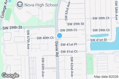 Map image of the property - 4100 Davie Rd