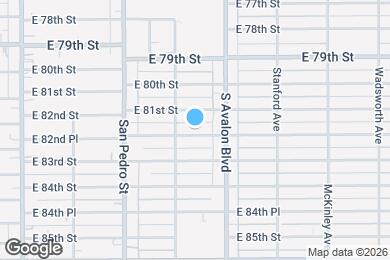 Map image of the property - 423 E 82nd St
