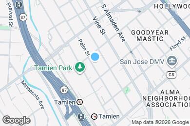 Map image of the property - 1132 Palm St
