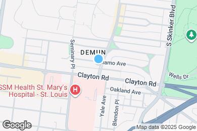 Map image of the property - 921 De Mun Ave