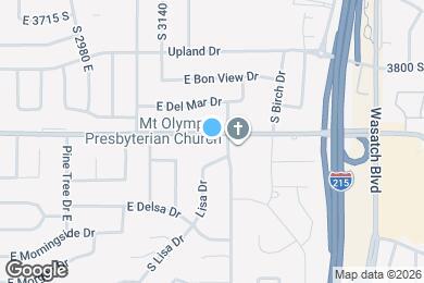 Map image of the property - 3230 E 3900 S