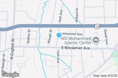Map image of the property - 610 Holt Ave