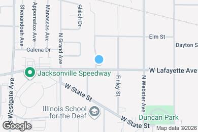 Map image of the property - 1428 W Lafayette Ave