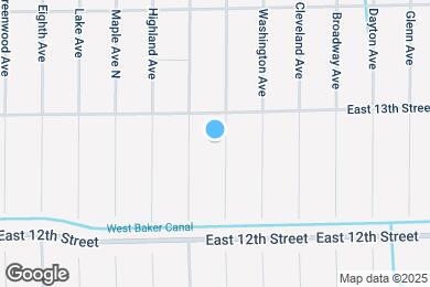 Map image of the property - 1219 Thompson Ave