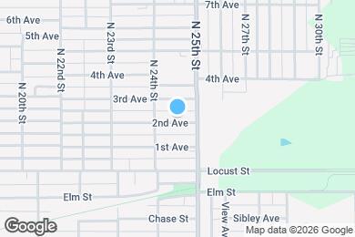 Map image of the property - 2430 2nd Ave