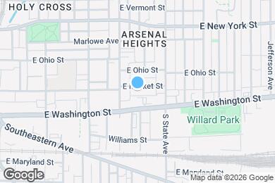 Map image of the property - 1525 E Market St