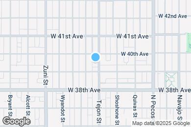 Map image of the property - 3927 Tejon St