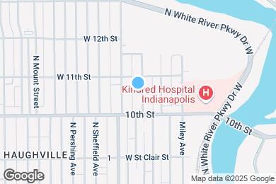 Map image of the property - 1042 N Traub Ave