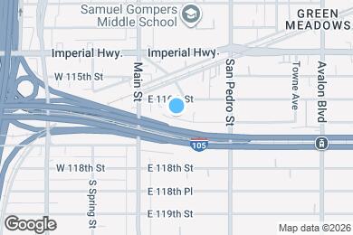 Map image of the property - 147 E 116th Pl