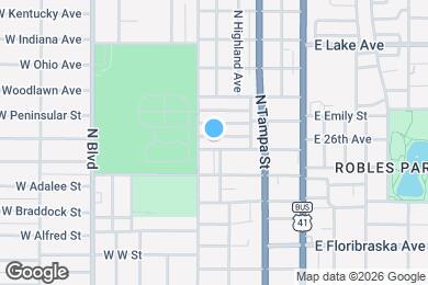 Map image of the property - 205 W 26th Ave