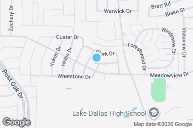 Map image of the property - 2805 Whetstone Dr