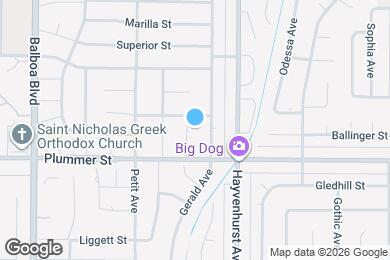 Map image of the property - 9532 Rubio Ave