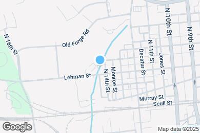 Map image of the property - 418 Freeman St