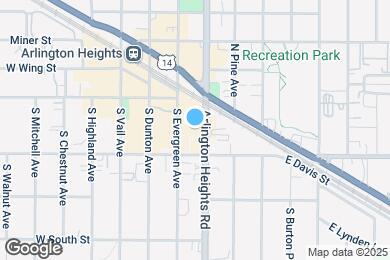 Map image of the property - 77 S Evergreen Ave